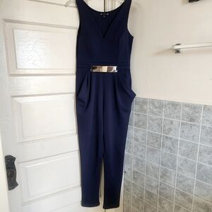 Navy Blue Jumpsuit
